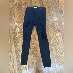 Frame Le Skinny De Jeanne Jeans in indigo blue